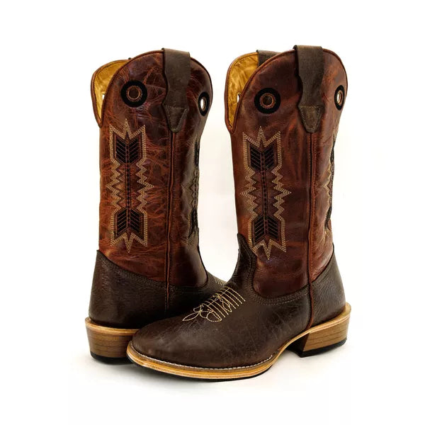 Bota Texana Salto Carrapeta Couro Legítimo Flexa