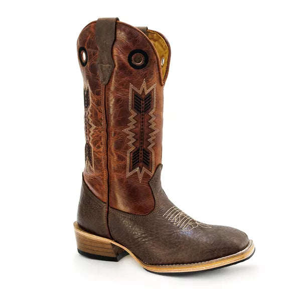 Bota Texana Salto Carrapeta Couro Legítimo Flexa