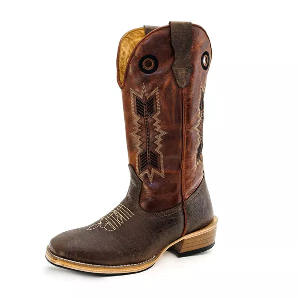 Bota Texana Salto Carrapeta Couro Legítimo Flexa