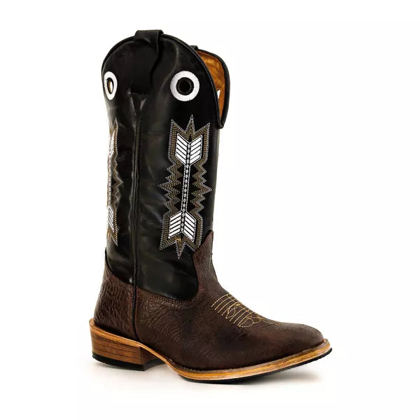 Bota Texana Salto Carrapeta Couro Legítimo Flexa