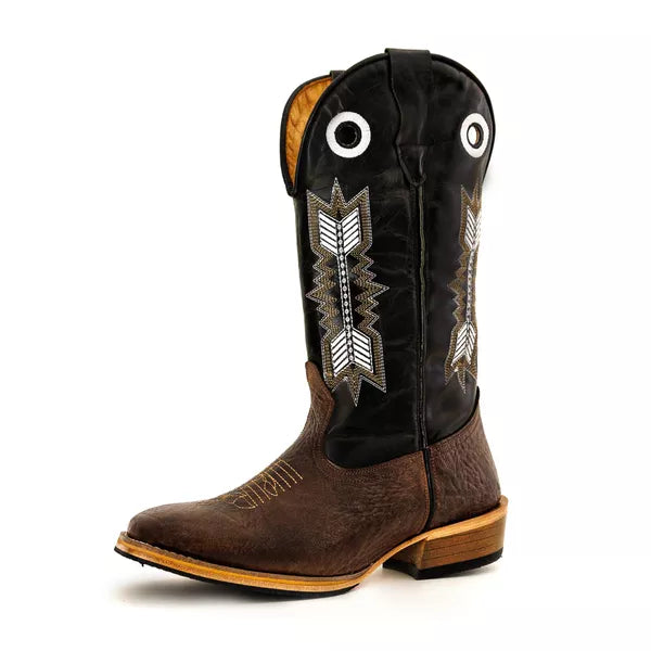 Bota Texana Salto Carrapeta Couro Legítimo Flexa