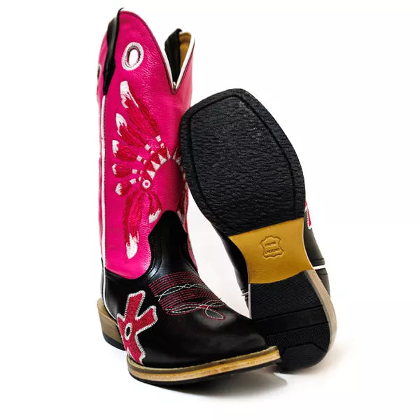 Bota Texana Salto Carrapeta Couro Legítimo | Corium Botas