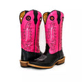 Bota Texana Salto Carrapeta Cano Rosa