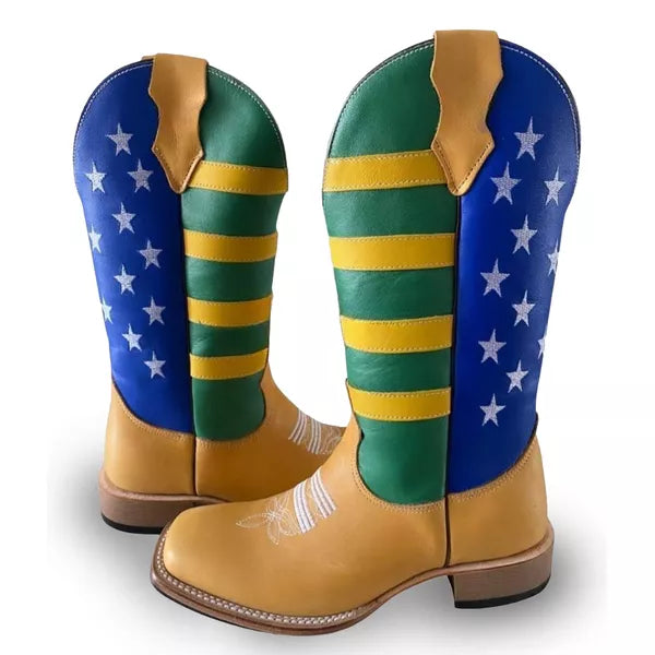 Bota Texana Salto Carrapeta Brasil