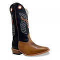 Bota Texana Salto Carrapeta Couro Legítimo Boi Pena