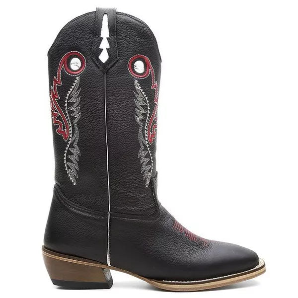 Bota Texana Salto Carrapeta Marrom